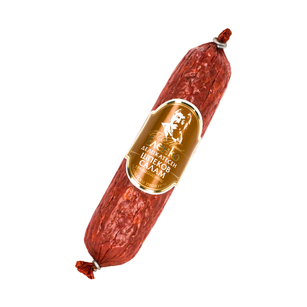 Delicacy larded sausage