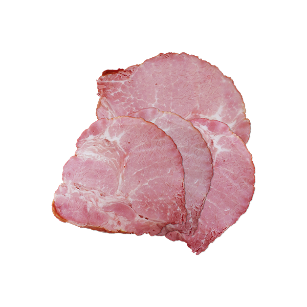 Pork neck boiled-smoked